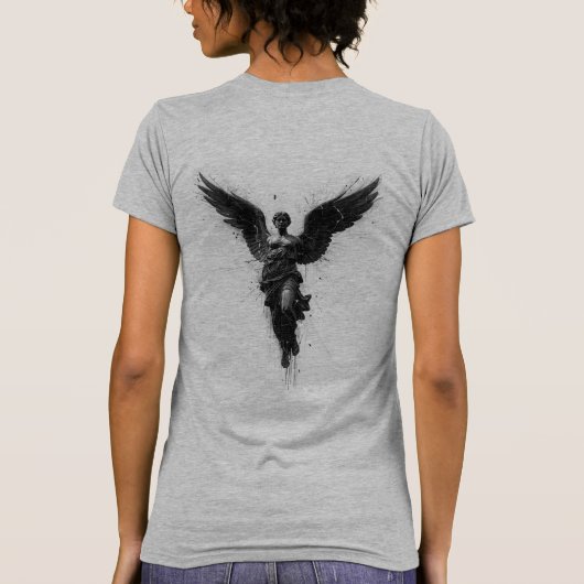 Black Marble Nike Statue T-Shirt Tシャツ (裏面)