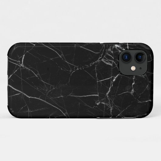 Black Marble Texture Case-Mate iPhoneケース (裏面(横))