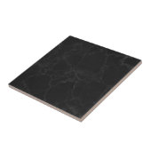 Black Marble Texture Ceramic Tile 4.25 Inch Square タイル (側面)