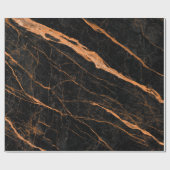 black marble with golden veins, emperador marble n ラッピングペーパー (フラット)