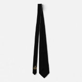 Black Masonic Freemason Master Neck Tie ネクタイ (裏面)