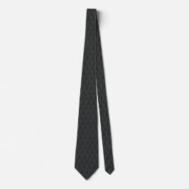 Black Medieval Dragons Neck Tie ネクタイ