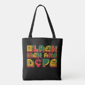 black_men_are_ドーピング_01 トートバッグ (裏面)