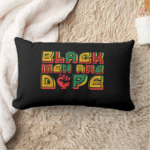 black_men_are_ドーピング_01 ランバークッション (ブランケット)