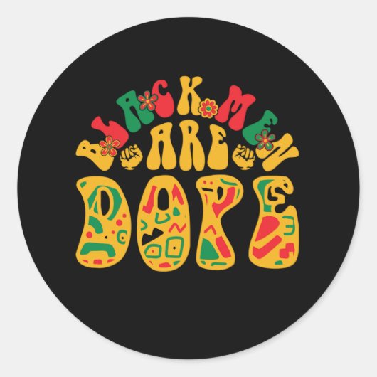 black_men_are_ドーピング_02 ラウンドシール (正面)