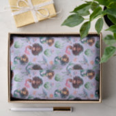 Black Mermaid Tissue Paper in Purple 薄葉紙 (ギフト)