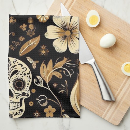 Black Mexican キッチンタオル (四つ折り)
