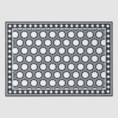 Black Modern Bone Inlay Decoupage Paper 薄葉紙 (正面)