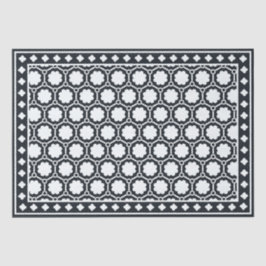 Black Modern Bone Inlay Decoupage Paper 薄葉紙