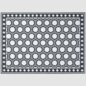 Black Modern Bone Inlay Decoupage Paper 薄葉紙 (正面)