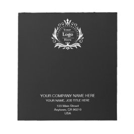 Black Modern Business Professional Custom Notes ノートパッド