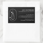 Black Modern Furniture Light Chandelier Lamp 長方形シール (バッグ)