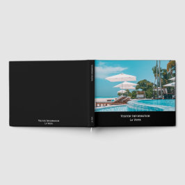 Black Modern Guest Book | Custom Vacation Rental  ゲストブック
