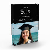 Black modern photo Graduate フォトブロック (左)