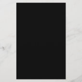 Black Modern Simple Baby Shower Mom Dad Game チラシ (裏面)