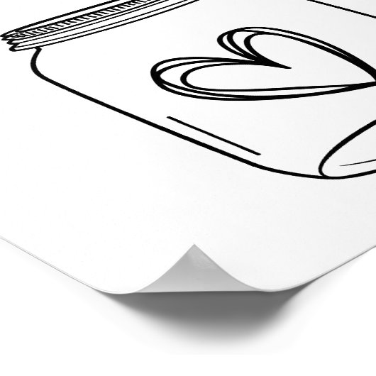 Black Modern Simple Script Baby Parenting Tip ポスター (角)