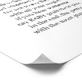 Black Modern Simple Script Baby Shower Game ポスター (角)