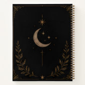 Black Modern Witch's Notebook/Manual ノートブック (裏面)