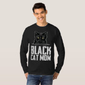 Black mom  Black kitten  Blacks  2 Tシャツ (正面フル)