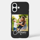 Black Mom Established Script Case-Mate iPhone Case iPhoneケース (裏面)