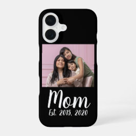 Black Mom Established Script iPhone 16ケース