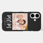 Black Mom Established Script Photo Case-Mate Case-Mate iPhoneケース (裏面 (横))
