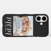 Black Mom Established Script Photo Case-Mate Case-Mate iPhoneケース (裏面 (横))