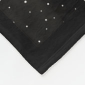 Black Mona Lisa African American Christmas Santa H フリースブランケット (角)