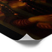 Black Mona Lisa Afro African American Melanin Blac ポスター (角)