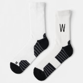 Black Monogram White Socks ソックス (左)