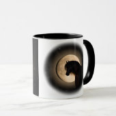 Black Moon Horse 2-sided Mug マグカップ (正面右)