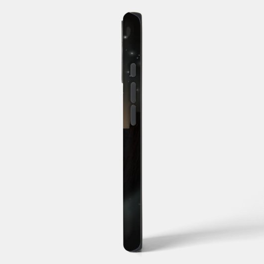 Black Moon Shine Horse Phone Case Case-Mate iPhoneケース (裏面 / 左)