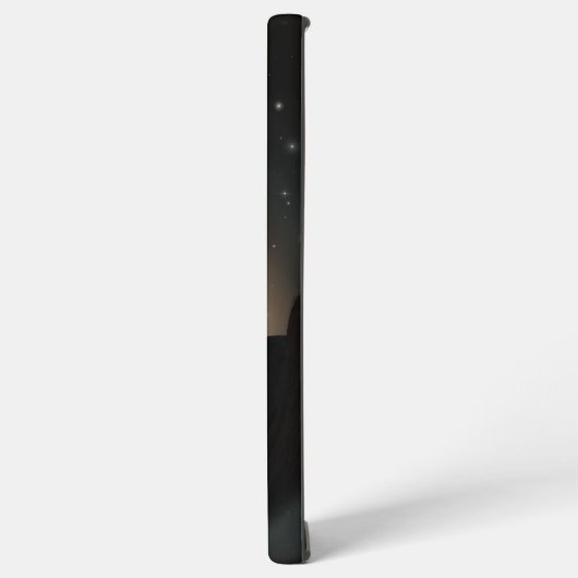 Black Moon Shine Horse Samsung Case Galaxyケース (左側面)