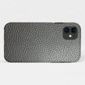 Black more leather Case-Mate iPhoneケース (裏面(横))
