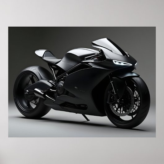 Black Motorcycle ポスター (正面)