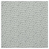 Black Music Notes on Grey ファブリック (見本)