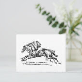 BLACK n WHITE DERBY INVITATION ポストカード (スタンド正面)