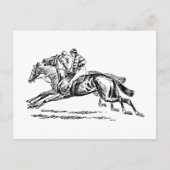 BLACK n WHITE DERBY INVITATION ポストカード (正面)