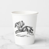BLACK n WHITE DERBY PARTY PAPER CUP 紙コップ (裏面)