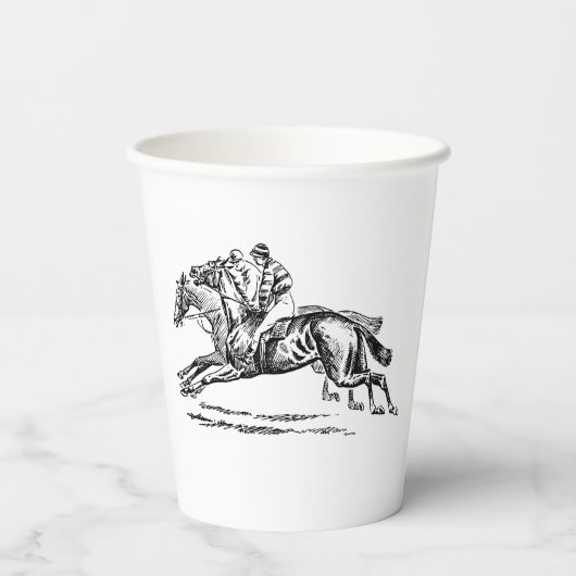 BLACK n WHITE DERBY PARTY PAPER CUP 紙コップ (裏面)