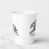 BLACK n WHITE DERBY PARTY PAPER CUP 紙コップ (左)