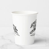 BLACK n WHITE DERBY PARTY PAPER CUP 紙コップ (右)