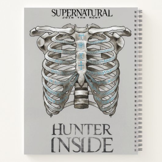 Black Notes Hunter Inside ノートブック (裏面)