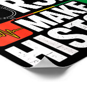 Black Nurses Make History African Pride Quote For  ポスター (角)