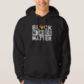 Black Nurses Matter Black Pride Black History Mont パーカ (正面)