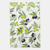 Black Olives  キッチンタオル (縦)