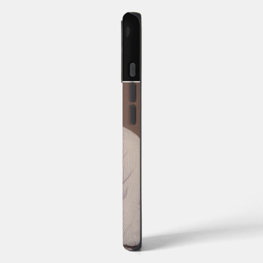 Black One Photo Name and Initial Case-Mate iPhoneケース (裏面 / 左)