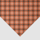 Black & Orange Gingham Tissue Paper 薄葉紙 (詳細)