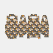 BLACK ORANGE HAPPY HALLOWEEN PUMPKINS SPIDERS フェイバーボックス (折り畳みなし)