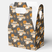 BLACK ORANGE HAPPY HALLOWEEN PUMPKINS SPIDERS フェイバーボックス (オープン)